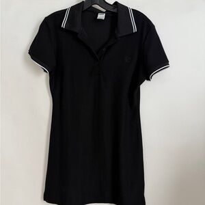 PINK Victoria's Secret Black Polo Dress